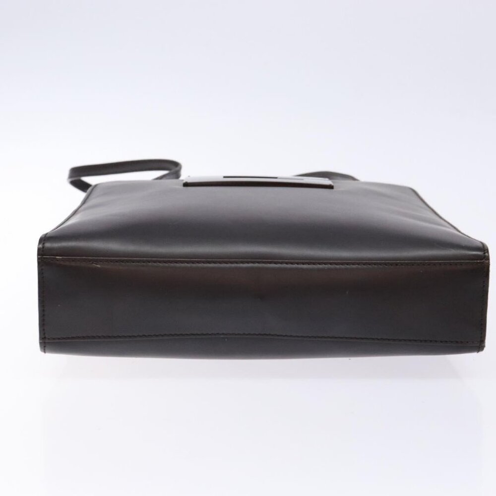 GUCCI Shoulder Bag Patent leather Dark Brown - Picture 12 of 16